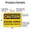 Signmission No Pedestrian Traffic OSHA Caution Sign, Plastic, 10in W x 7in L, 2PK OS-2PACK-CL-P-710-L-19981 - alternate 2
